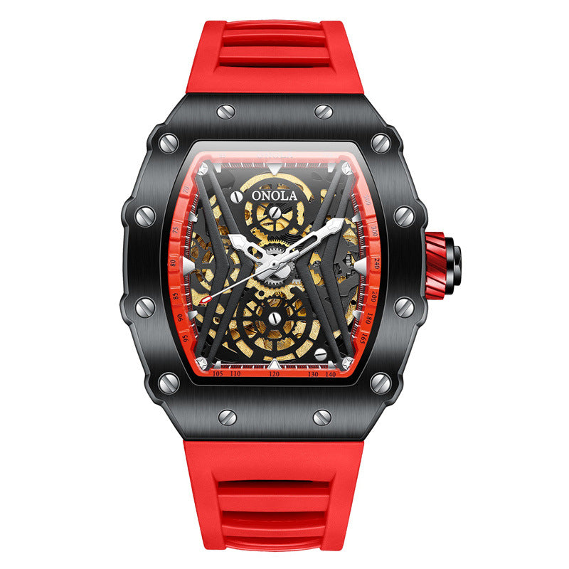 Sportliche Automatikuhr mit Silikonarmband – Bild 12 | LuxeStyle