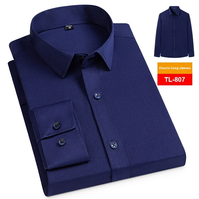 Männerlangarm-Poloshirt ohne Taschen – Bild 16 | LuxeStyle