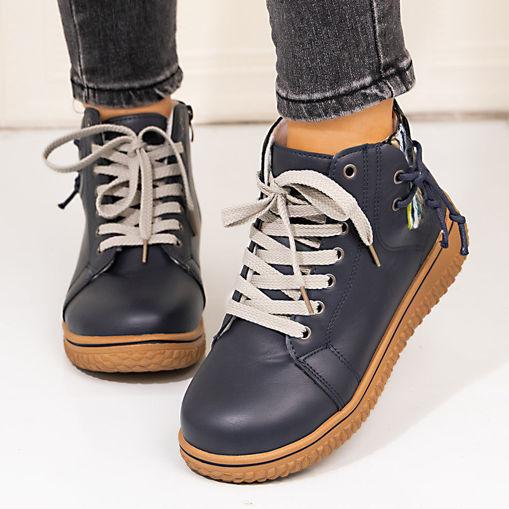 Winter-Boots mit Schnürung