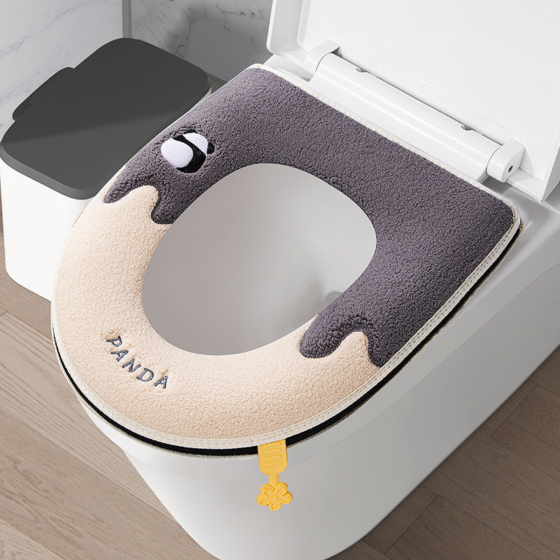 WC-Sitzauflage flauschig, wasserdicht – Bild 5 | LuxeStyle