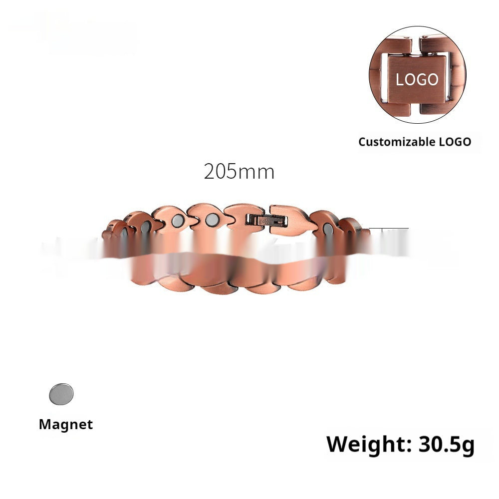 Magnetisches Kupferarmband mit Herz-Design – Bild 3 | LuxeStyle