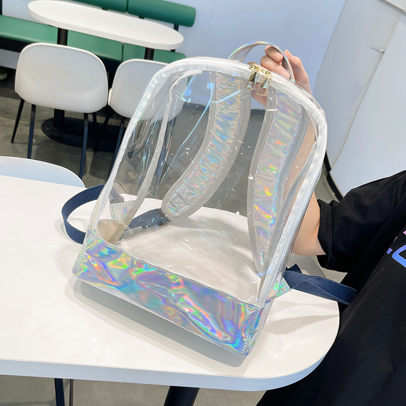 Transparenter PVC Rucksack mit grossem Fassungsvermögen – Bild 2 | LuxeStyle