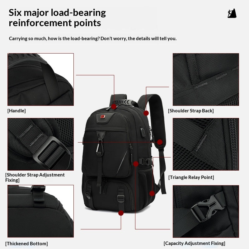 Outdoor Wanderrucksack 80 Liter wasserdicht – Bild 7 | LuxeStyle