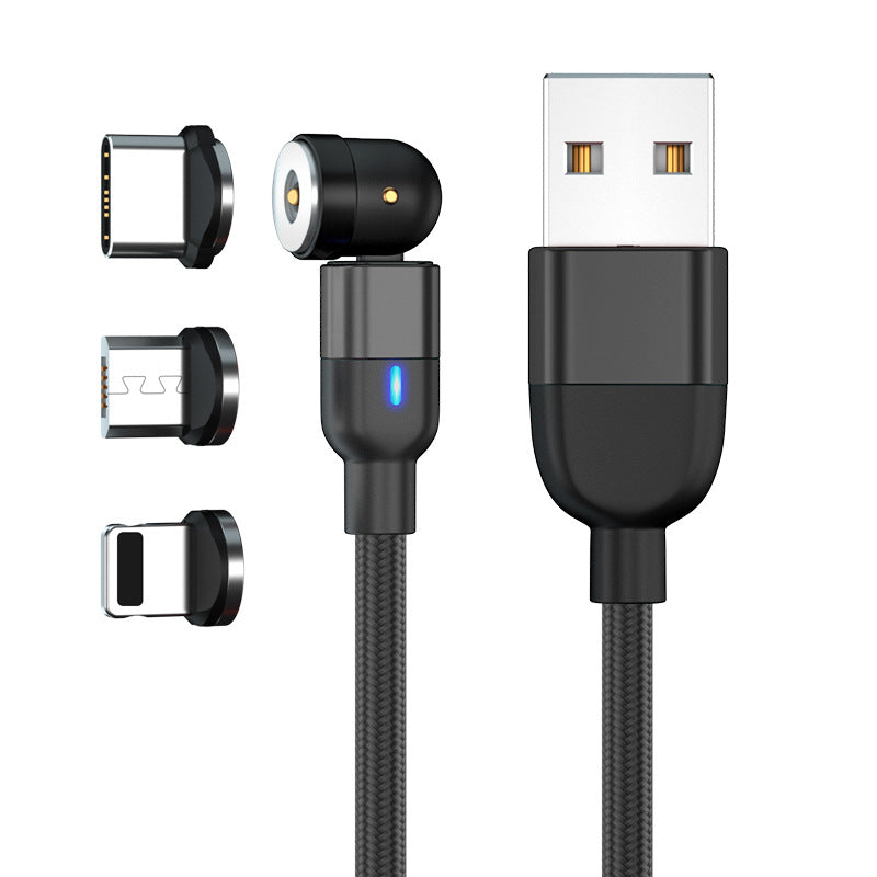 Magnetisches 3-in-1 Ladekabel (540° drehbar)