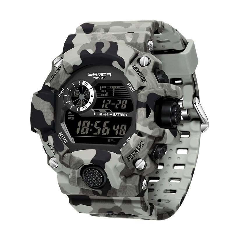 Multifunktionale Camouflage Sportuhr