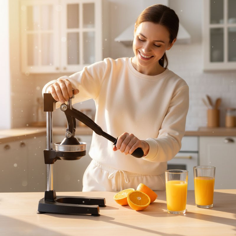 Profi Zitruspresse – Manuell & Effizient