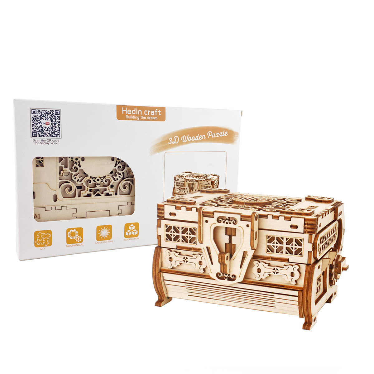 Schmuckkästchen 3D Holzpuzzle – Bild 2 | LuxeStyle