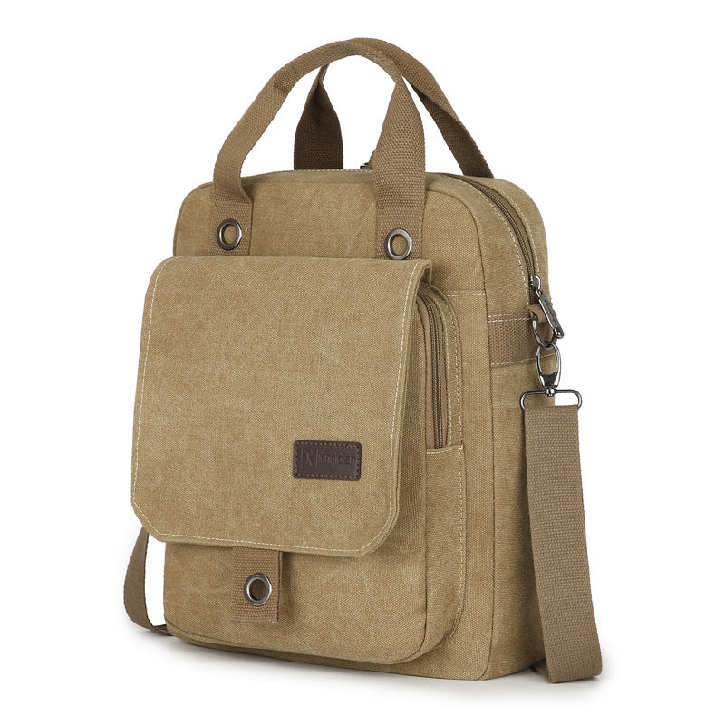 Trendiger Canvas-Laptop-Rucksack – Bild 4 | LuxeStyle