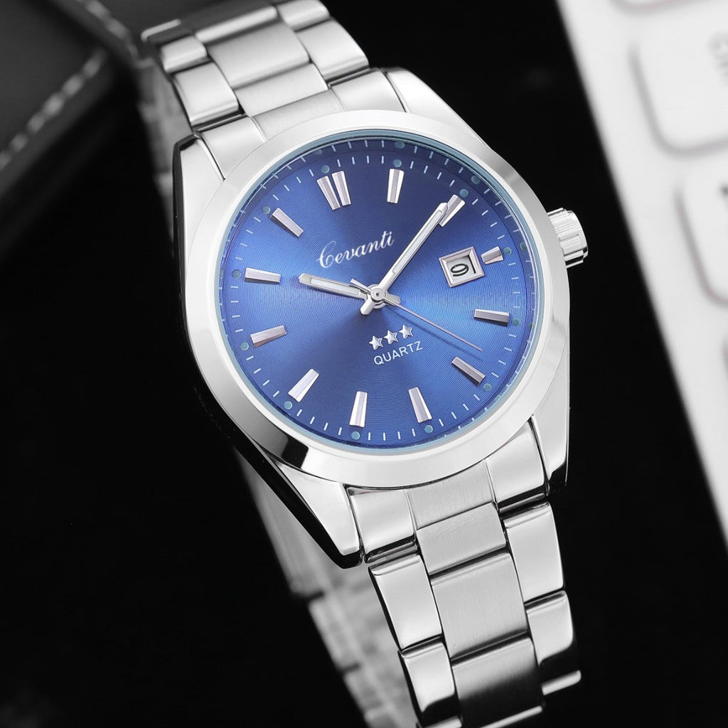 Herrenuhr mit Stahlband