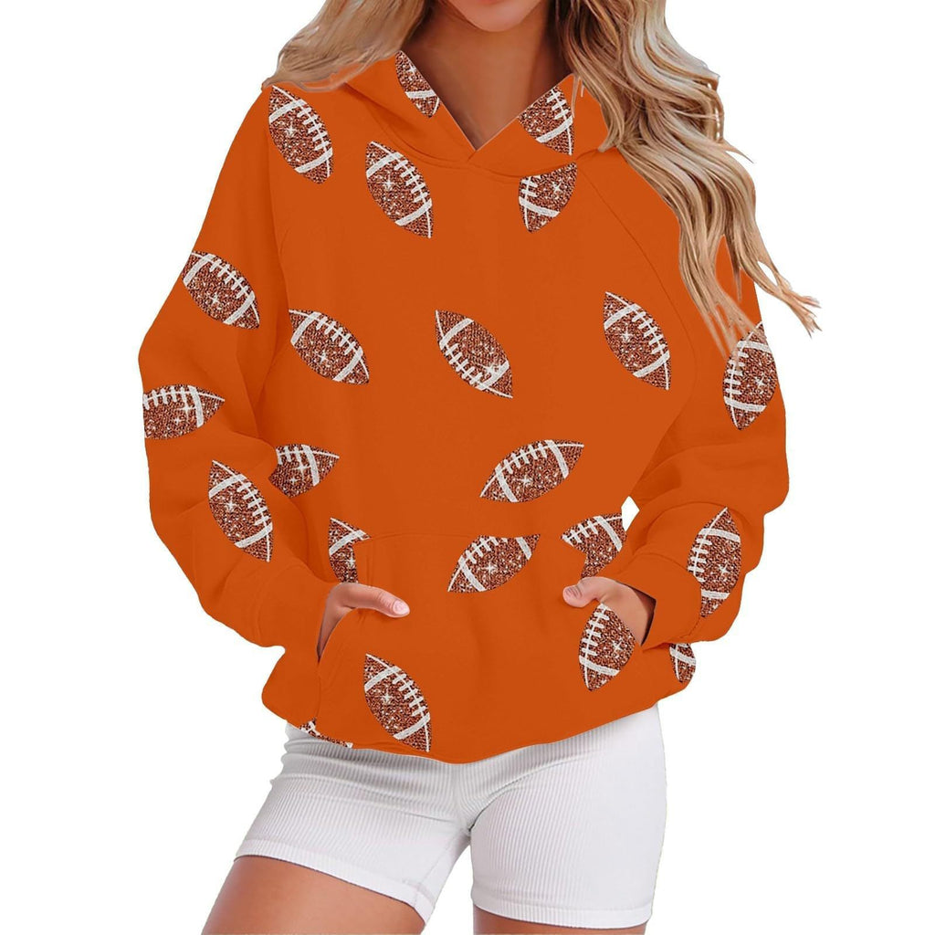 Kapuzen-Sweatshirt mit Baseball-Design