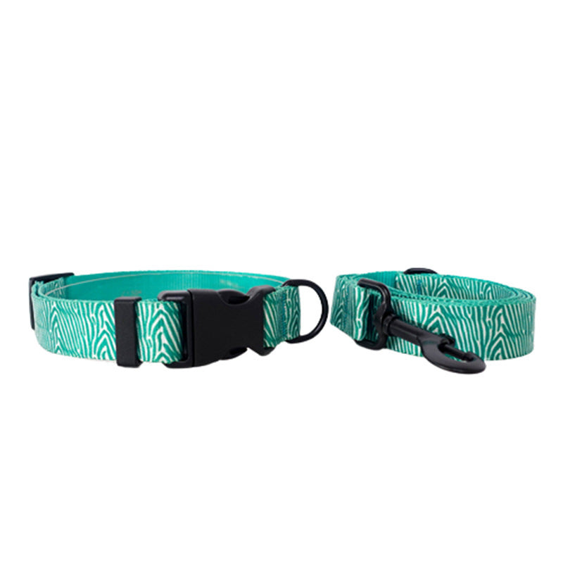 Hundehalsband und Leine mit Zebramuster – Bild 5 | LuxeStyle
