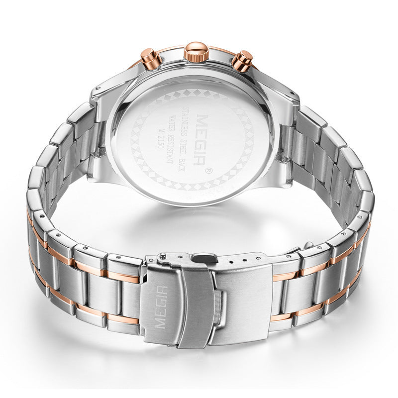 Herren-Chronograph mit Leuchtzeigern – Bild 2 | LuxeStyle