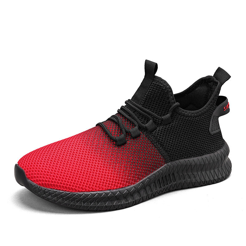 Low Top Mesh Sneaker mit Farbverlauf – Bild 4 | LuxeStyle