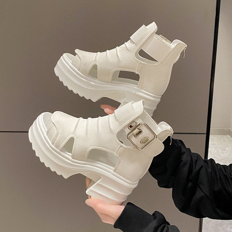Plateau-Sandalen mit Chunky Heel – Bild 6 | LuxeStyle