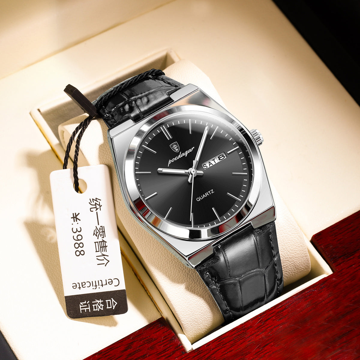 Ultraflache Herrenuhr, wasserdicht – Bild 7 | LuxeStyle