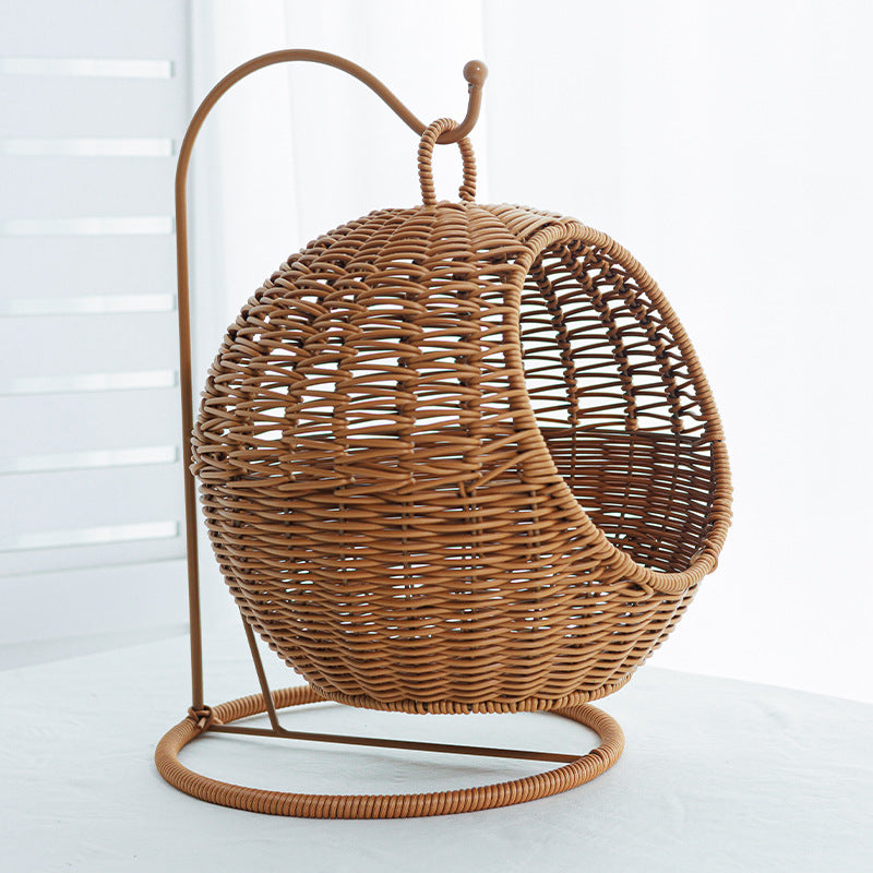Hängekorb Rattan-Stil für Früchte & Snacks – Bild 4 | LuxeStyle