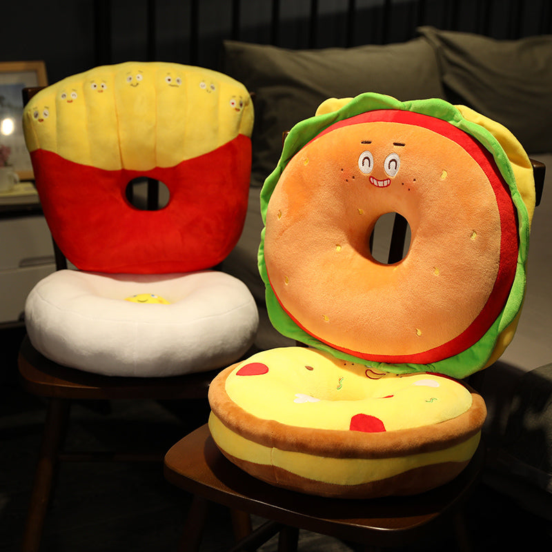 Sitzkissen «Burger & Pommes»