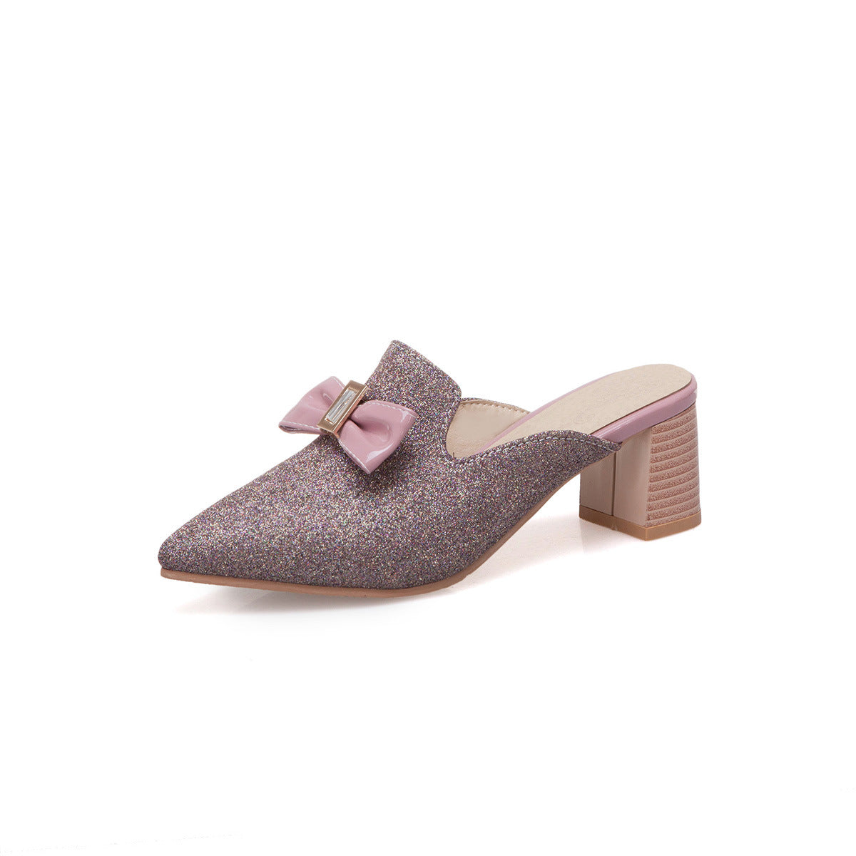Bows & Pointed Toe Slippers mit Strass – Bild 3 | LuxeStyle