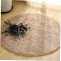 Runder Hochflor-Teppich aus Kunstfell – Bild 1 | LuxeStyle