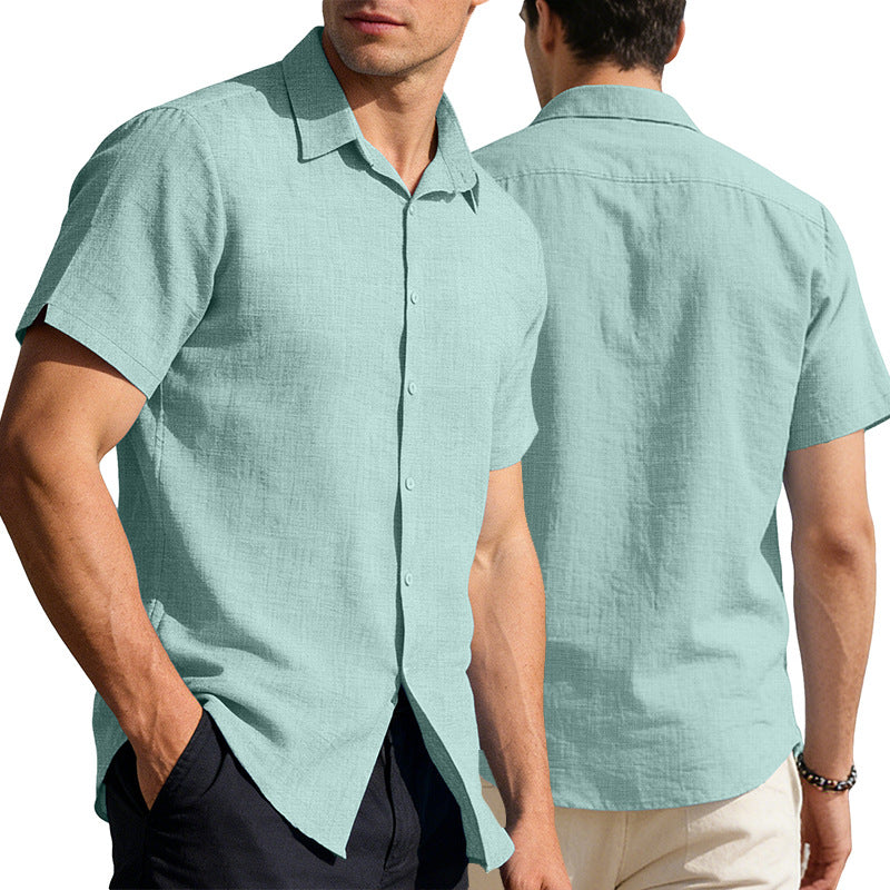 Herren Kurzarm-Hemd Breeze