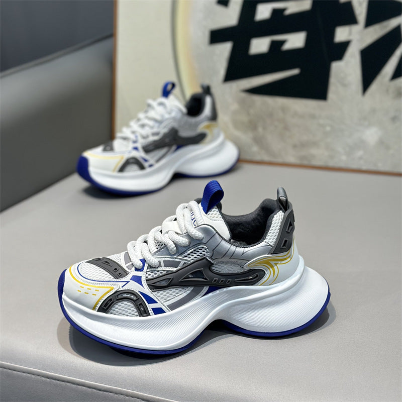 Atmungsaktive Mesh-Schuhe mit dicker Sohle