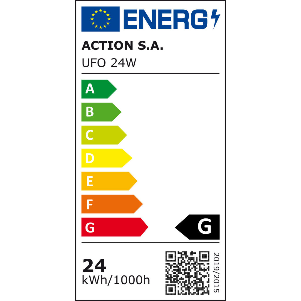 Deckenlampe Activejet AJE-UFO 24W Weiß Silberfarben 80 24 W Metall (40