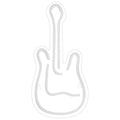 Leuchtende Dekoration Activejet AJE-NEON GITARA Bunt (1 Stücke)