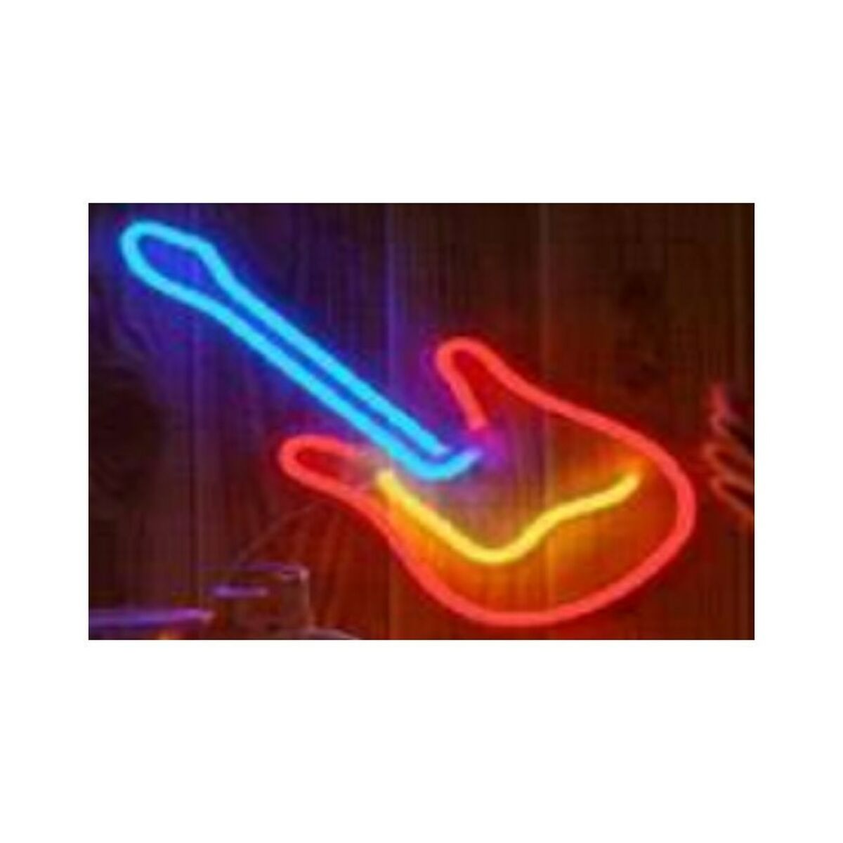 Leuchtende Dekoration Activejet AJE-NEON GITARA Bunt (1 Stücke)