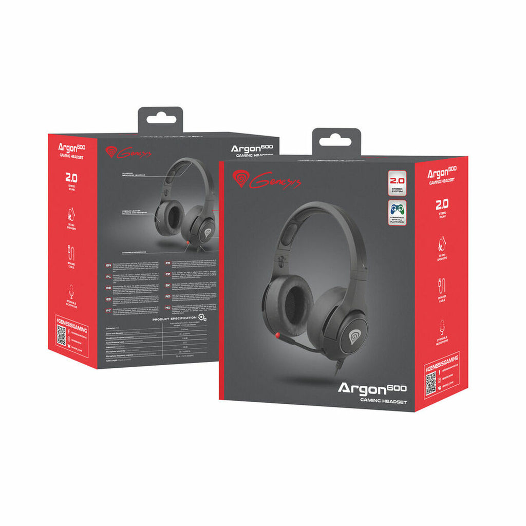 Headsets Schwarz – Klarer Sound & Sprachqualität. – Ansicht 2