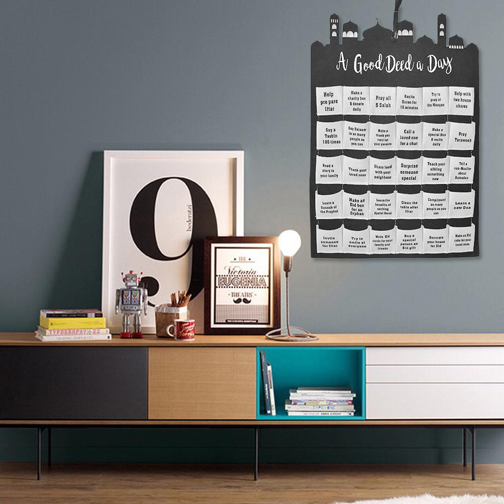 Eid Mubarak Countdown-Kalender aus Filz