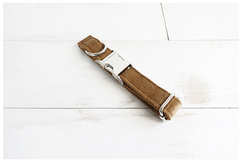 Hundehalsband-Krawatte, Camel | LuxeStyle