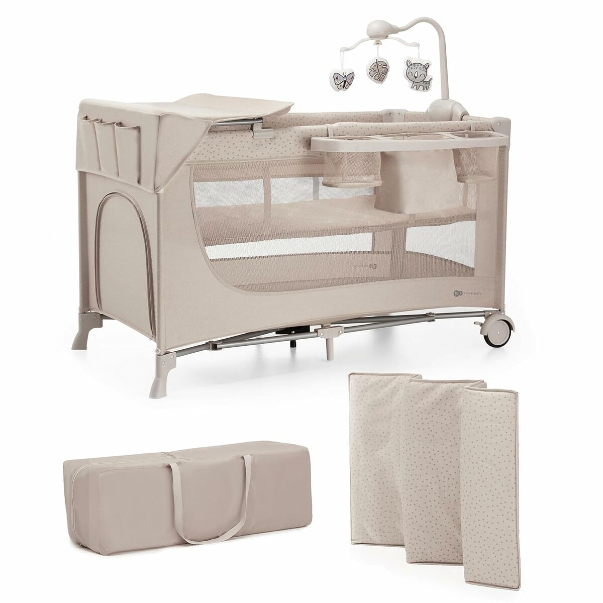 Babybettchen Kinderkraft KLJOY02BEG000AC