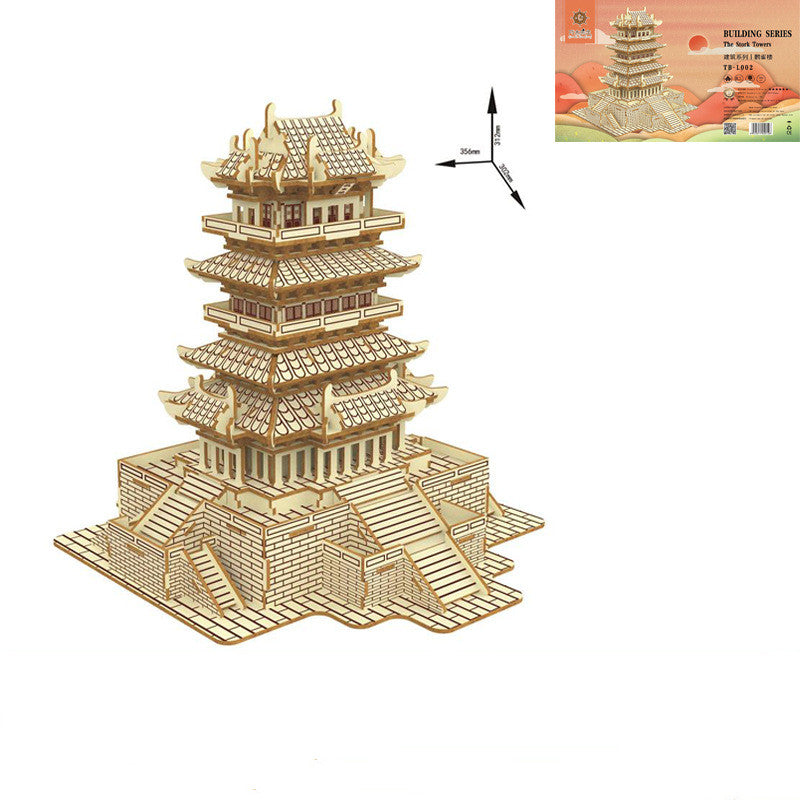 3D-Holzpuzzle Suzhou-Garten | LuxeStyle