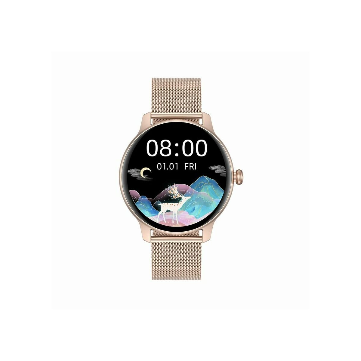 Damen Smartwatch Gold: Eleganz trifft smarte Funktionen – Ansicht 6