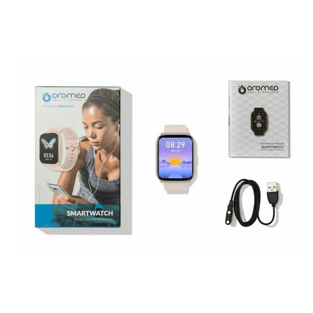 Rosa Pro Smartwatch – Dein stylischer Fitness-Coach – Ansicht 2