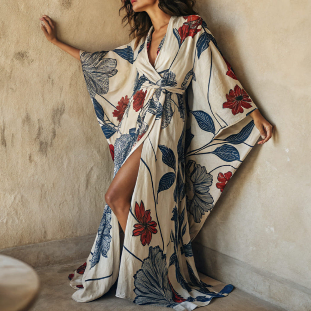 Ärmelloses Casual-Kleid mit Print – Bild 11 | LuxeStyle
