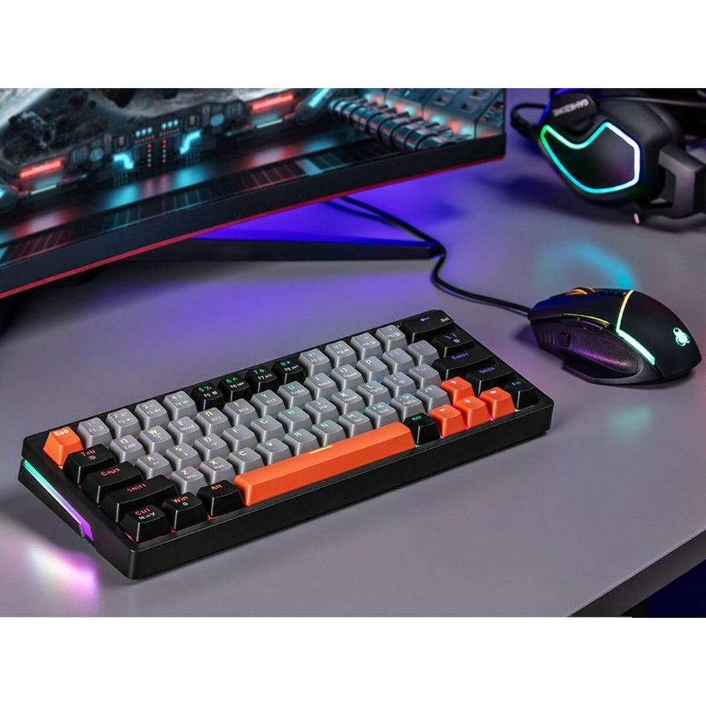Mechanische Tastatur: Präzision & buntes QWERTY-Design!