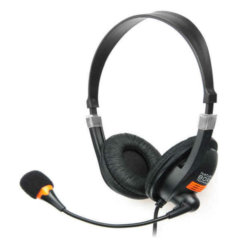 Kopfhörer mit Mikrofon Natec NSL-0294 Schwarz Orange (1 Stück) – LuxeStyle Schweiz