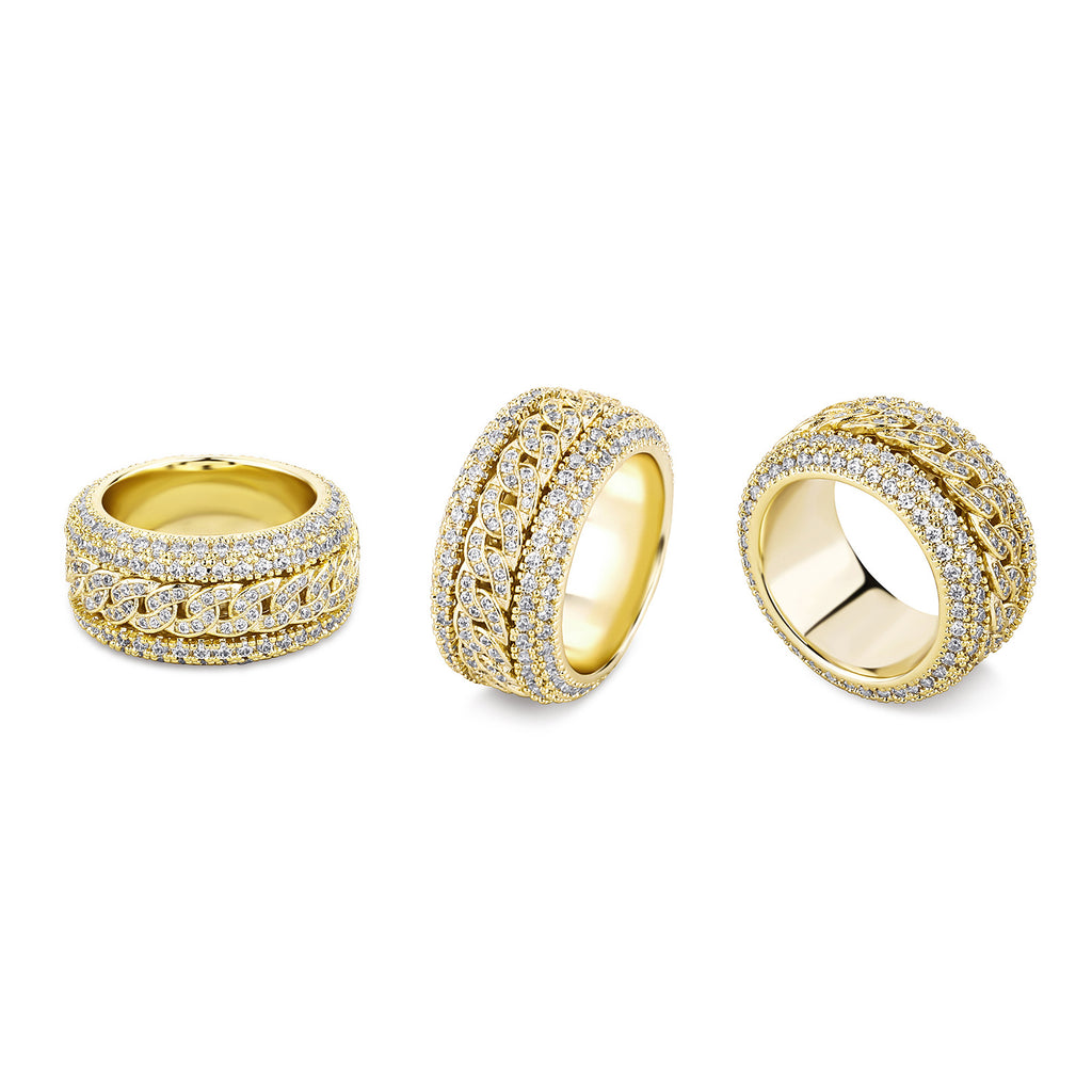 Kubanischer Ring mit Zirkonia – Bild 4 | LuxeStyle