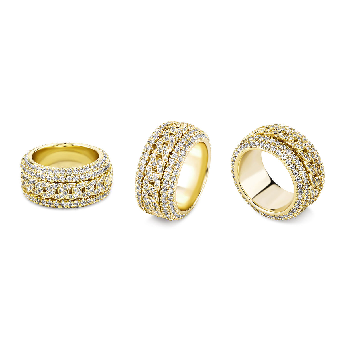 Kubanischer Ring mit Zirkonia – Bild 4 | LuxeStyle