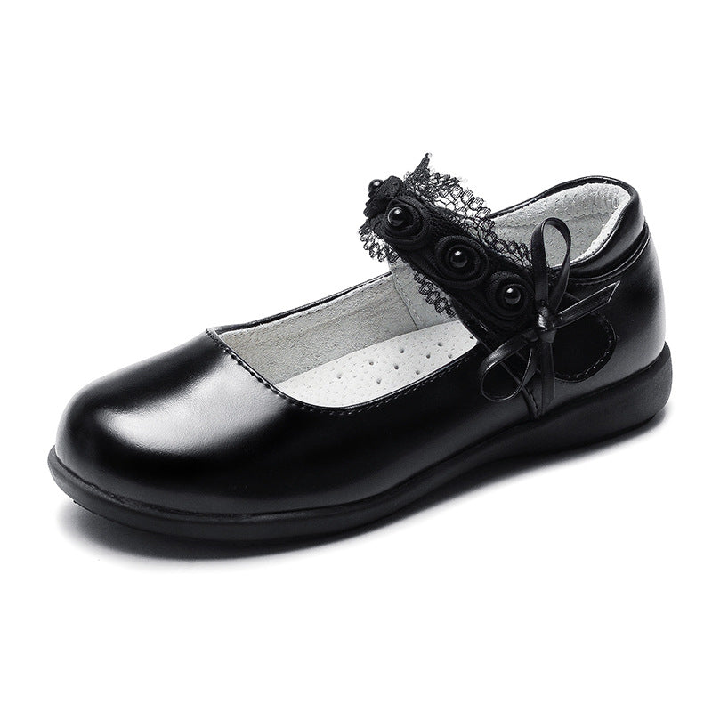 Mädchen Leder Prinzessinnen Schuhe – Bild 6 | LuxeStyle