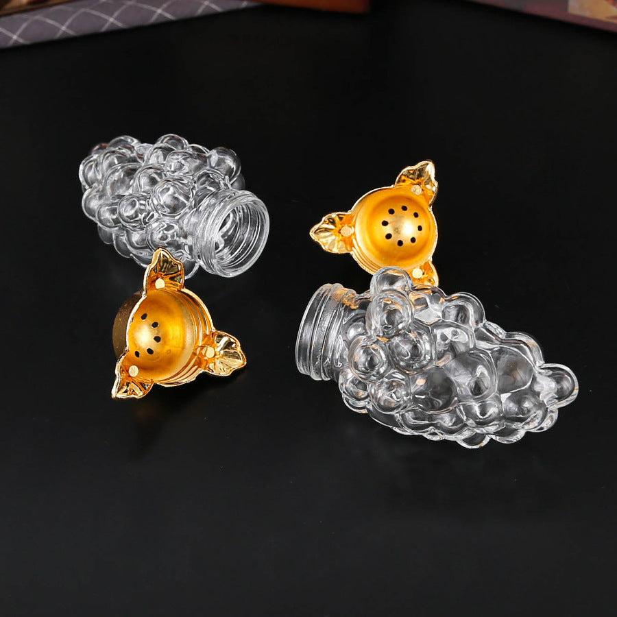 Gewürzglas mit Metallverarbeitung