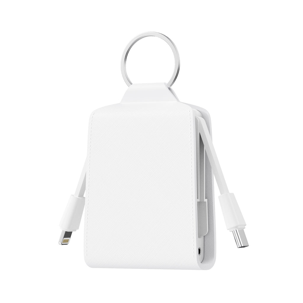 Mini Powerbank mit Dual-Kabel