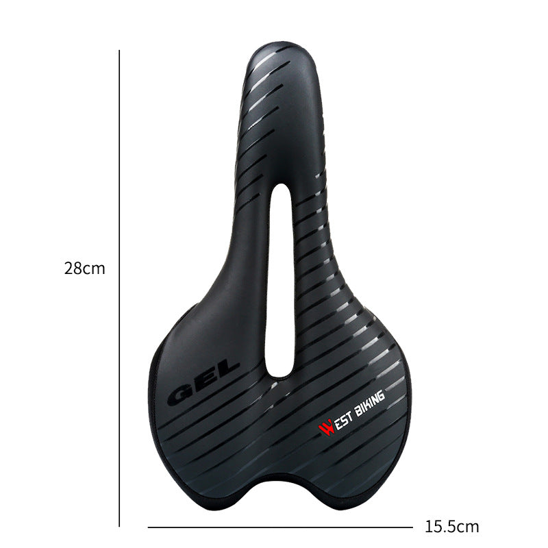Mountainbike-Sattel mit Rücklicht
