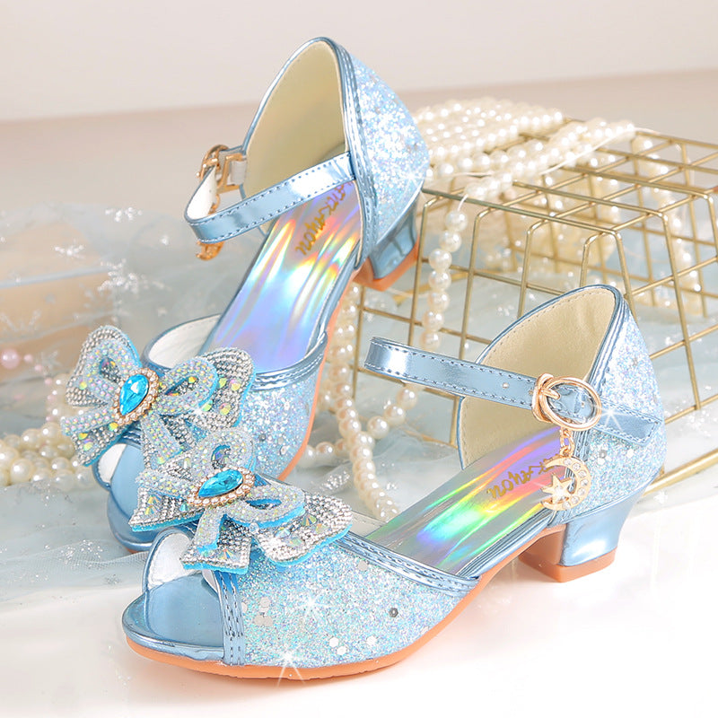 Modische Kinderprinzessinnen-Schuhe mit Absatz