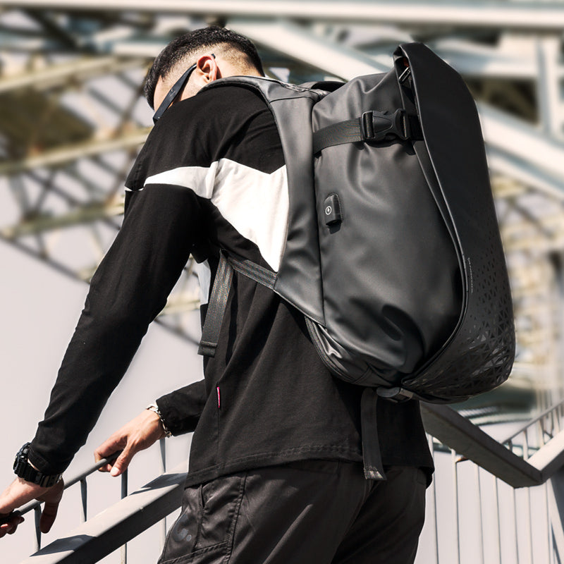 Casual Rucksack für Herren – Oxford‑Tuch, 32×48×19 cm – Bild 4 | LuxeStyle