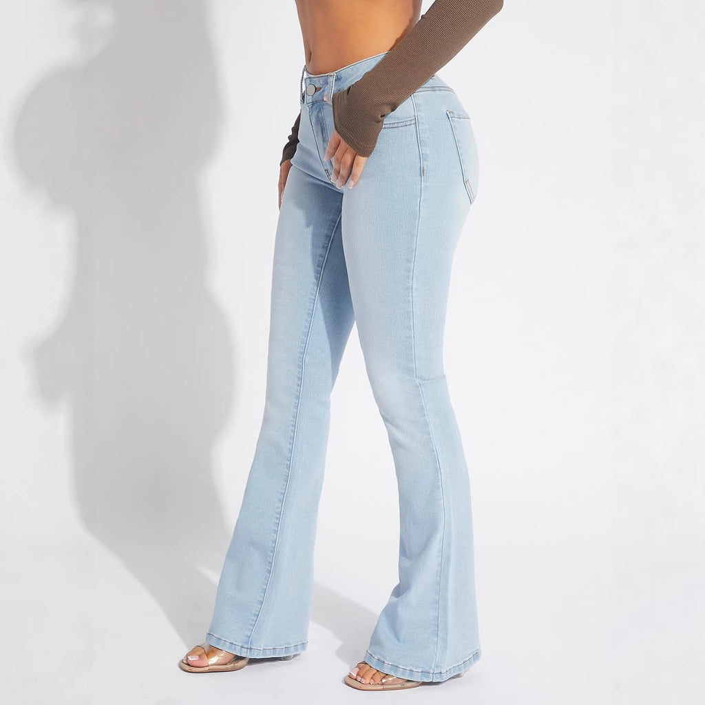 Retro Schlagjeans für Damen