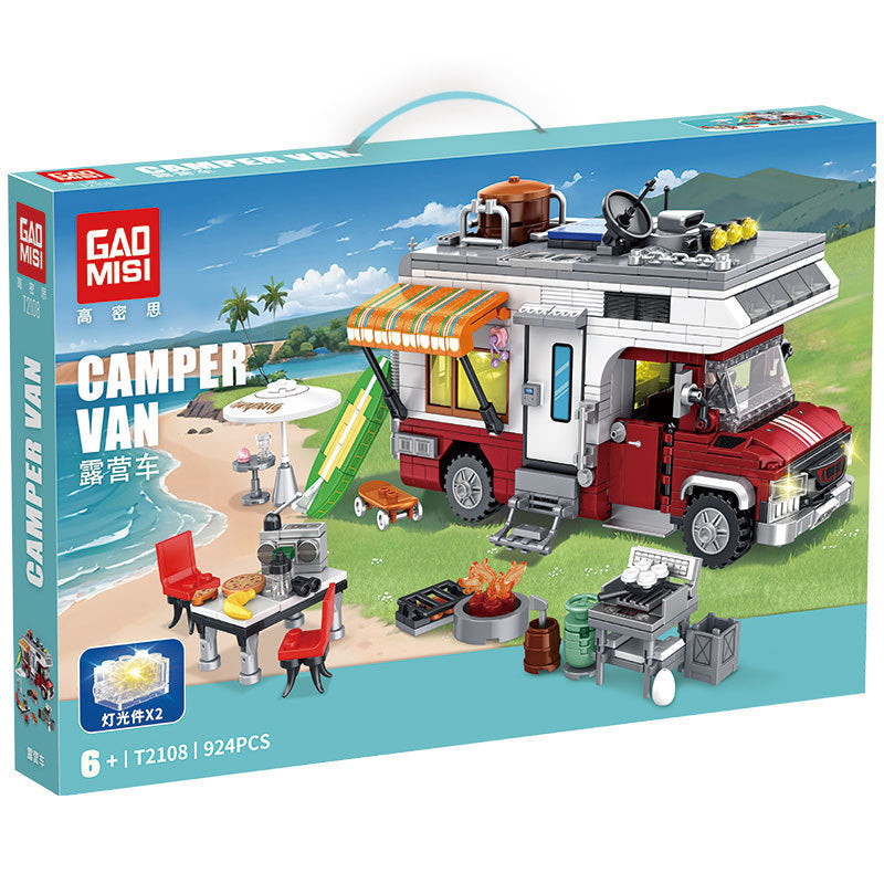 Camper Van Outdoor Cooking Spielbaustein-Set – Bild 2 | LuxeStyle