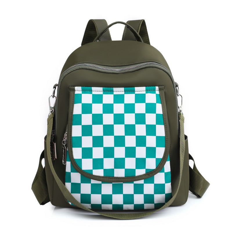 Leichter Nylon-Rucksack mit Kontrastfarben – Bild 4 | LuxeStyle