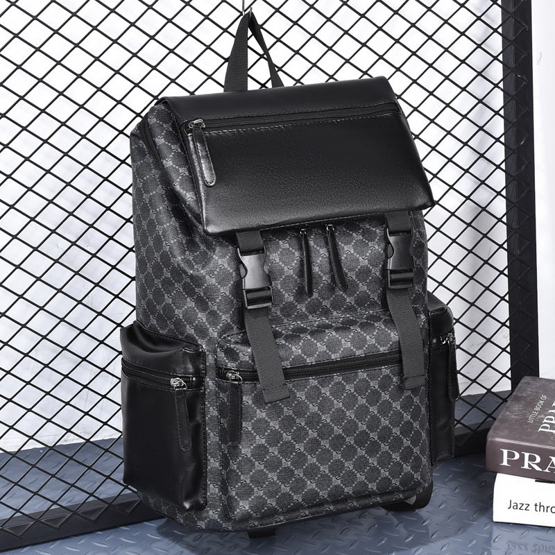 Herren Freizeit- und Reise-Rucksack mit USB-Anschluss – Bild 6 | LuxeStyle